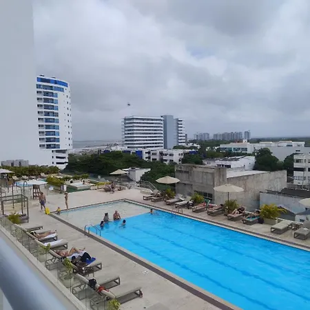 Canela Con Piscina Jacuzzi Cerca Al Mar Y Al Aereopuerto Apartamento Cartagena